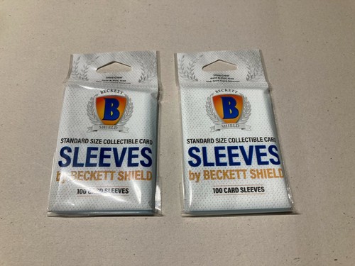 200 Beckett Shield Ultra Soft Penny Pro Card Sleeves 2 Packs of 100 = 200 - Picture 1 of 3