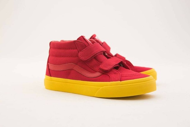 big kids red vans