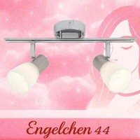 Lampe Deckenleuchte Spot Brilliant Leuchte Janna E14/3W Metall Glas Strahler