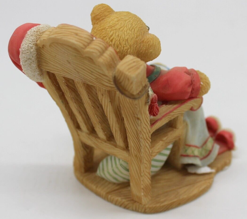 Cherished Teddies 1998 Santa A Little Holiday R & R 352713 Chair With Feet - Picture 4 of 7