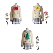 Lovelive! Sunshine Aqours Salior outfit School Uniform full set Cosplay S-XL