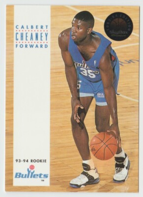 1993-94 SkyBox Premium Basketball #191 Calbert Cheaney RC - Washington Bullets