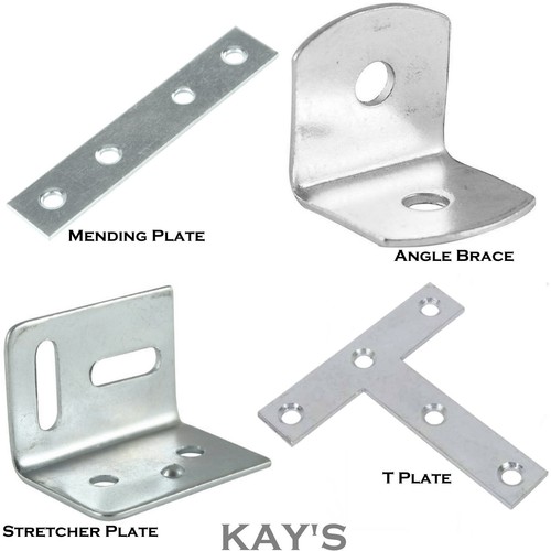 FLEHPLATTENHALTER STRECKER ECKWINKEL T-HALTERUNGEN KLEIN/GROSSMETALL - Bild 1 von 10