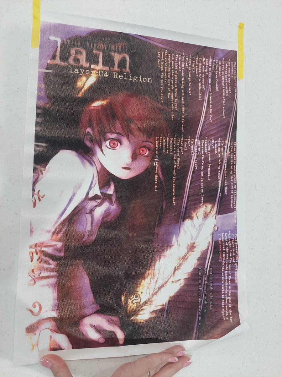 serial experiments lain 直筆サイン入り キャンバスアート serial experiments lain キャンバス 直筆サイン - メルカリ
