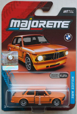 Majorette BMW Premium Cars 2002 Turbo orange Neu/OVP Oldtimer Auto Car Klassiker