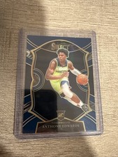 2020-21 Panini Select - Concourse Anthony Edwards #61 Blue Prizm (RC)