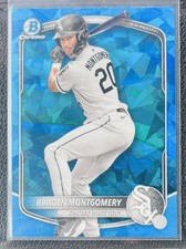 2025 Bowman Sapphire Edition - Chrome Prospects Braden Montgomery #BCP-132 (RC)