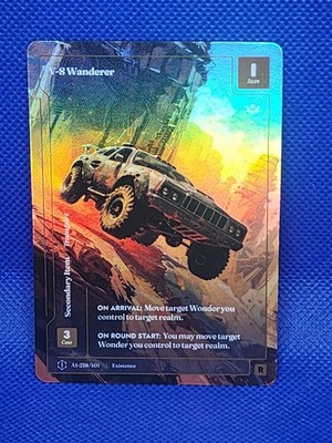 Wonders of the First Formless Foil V-8 Wanderer Alt Art 1st Edition Rare