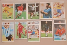 PG Tips International Soccer Stars 13x Football cards 1998 World Cup  Bergkamp