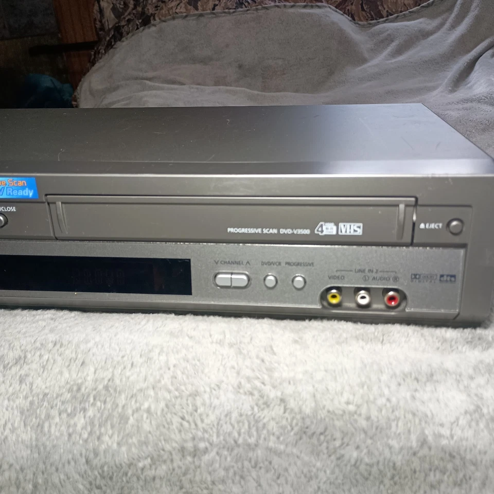 Samsung DVD-V3500 DVD VCR Combo Grabadora VHS Reproductor HiFi Estéreo VCR Funciona Foto 4 de 4