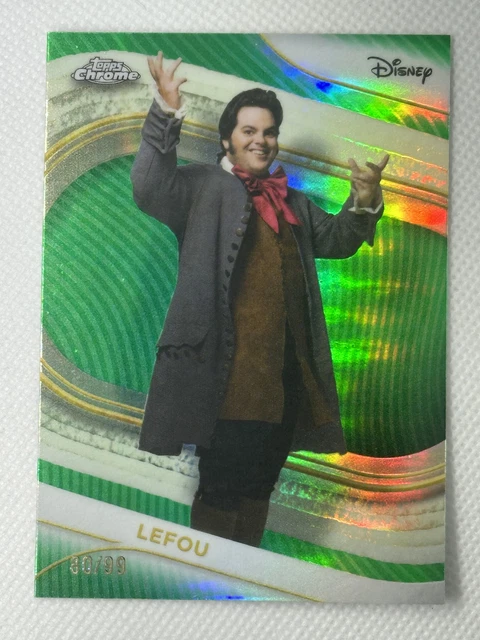 LeFou 2025 Topps Chrome Disney Karte Pixar Green Refractor Dornröschen #/99