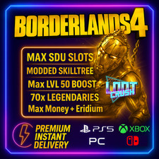 Borderlands 4 - Max level 50 Money Eridium SD...