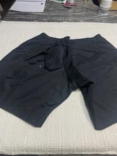 Philly Express PX Black Hockey Shorts Youth Large New Tag Adjustable Heavy Duty