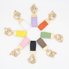 Mini Leather Keychain, Lambskin Car Key Pendant Bag Decoration Key Management