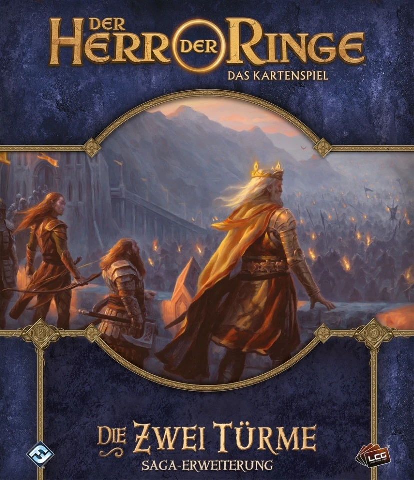 FANTASY FLIGHT GAMES Der Herr der Ringe: Das Kartenspiel - Die zwei Türme (DE)