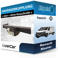 für Renault Master 11.2012-Jetzt Towcar AnhäNgerkupplung Starr Neu