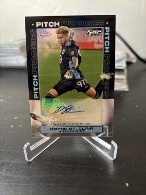 Dayne St. Clair 2021 Topps Chrome MLS Autograph - Minnesota United / Canada Auto