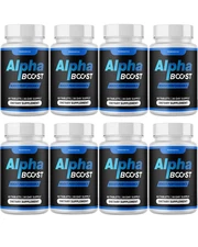 Alpha Boost Advanced Men Supplement, Vitality Support- 8 Bottles Official