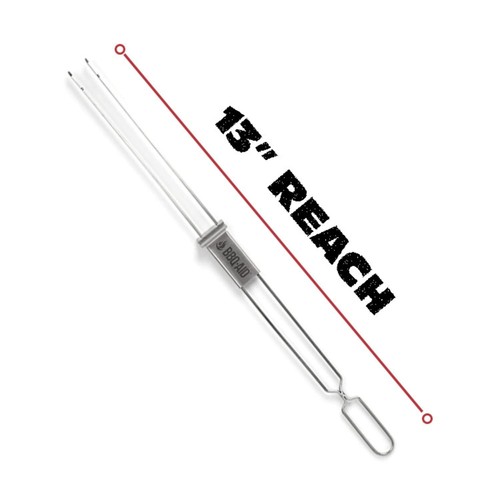 Premium Barbecue Double Pronged Stainless Steel Skewers for Grilling - Quick ... - Picture 4 of 8