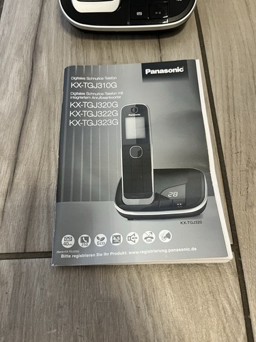 ✅Panasonic KX-TGJA31EX Telefon stacjonarny Słuchawka Automatyczna sekretarka TGJ320G ✅ - Zdjęcie 15 z 15