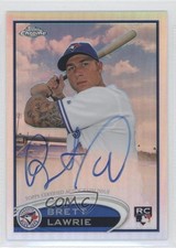2012 Topps Chrome Rookie Auto Refractor 104/499 Brett Lawrie #173 Auto 9cp