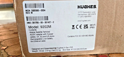 NEW UNUSED Hughes 9502 BGAN M2M Integrated Antenna Terminal brand new in the box