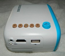 GooDee YG200 Mini Portable Projector - Blue