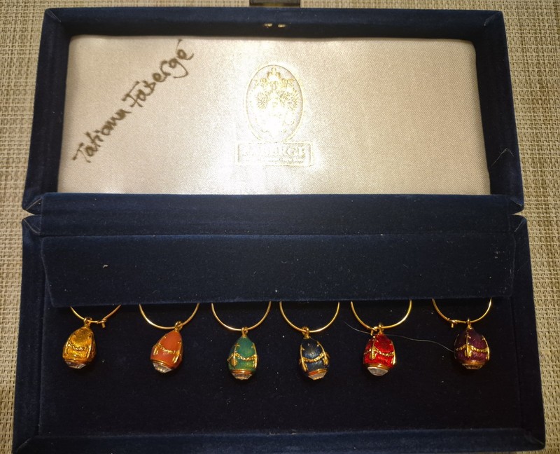 Faberge Wine Glass Charms
