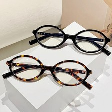 Blue Light Blocking Reading Glasses Oval Plastic Classic Readers for Women 2025