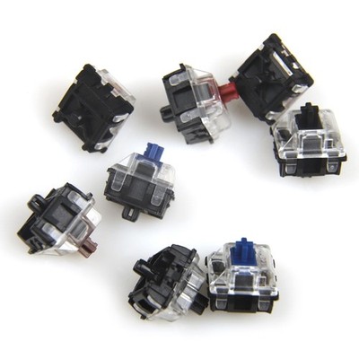 Silent Switch Transparent Cover Black Base Switch for Cherry MX Switches