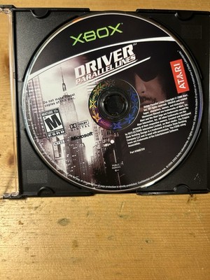 Driver Parallel Lines Microsoft Xbox Disk ONLY  Tested & Working Ships Free !!