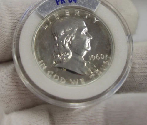 1960 US Franklin 50C Proof Nice Coin
