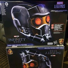 Marvel Legends Infinity Saga Star-Lord Premium Electronic Helmet Prop Replica