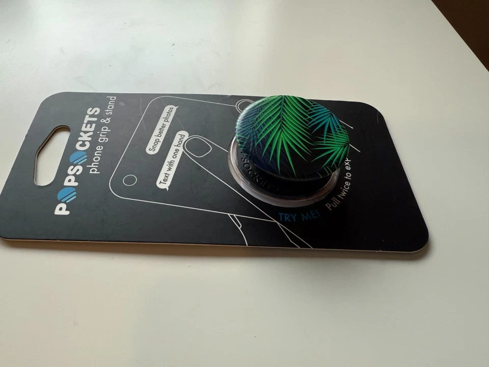 Empuñadura y soporte para teléfono PopSockets 800165 palmeras de medianoche Foto 3 de 4