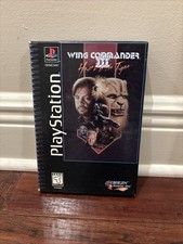 Wing Commander III (Sony PlayStation 1, 1996, PS1) CIB Longbox-4Disc-Manual