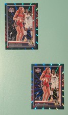 2025 Donruss WNBA - Shakira Austin  2-Cards Green Laser & Teal Laser #'d /125 SN
