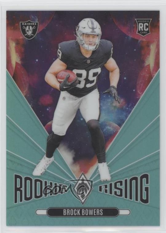 2024 Panini Phoenix Rookie Rising Teal /40 Brock Bowers #RR-BBS RC 0rr7