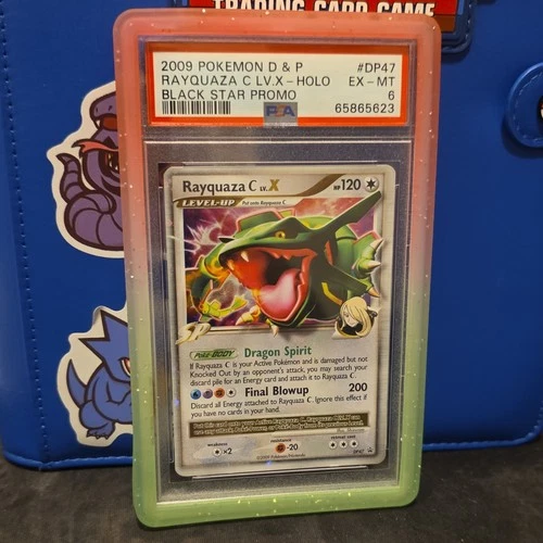 Pokémon Diamond & Pearl Rayquaza C LV.X DP47 Black Star Promo Holo PSA 6