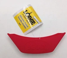 Lodge Cast Iron Assist Hot Handle Holder for Hand Protection, Red Silicone
