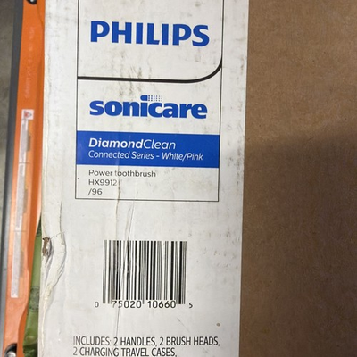 #ad Philips Sonicare DiamondClean HX9912 96 Rechargeable Sonic Toothbrush 2 Pack $140.00