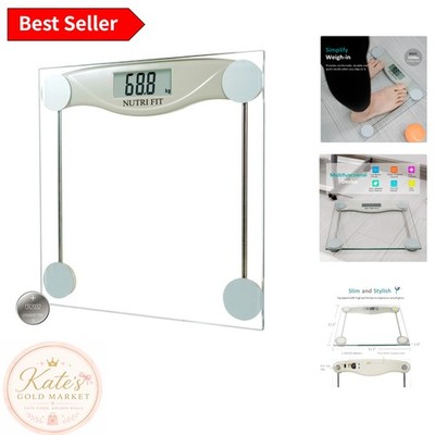 User-Friendly Digital Weighing Scale for Health - 330 lb Capacity, Auto Shut Off