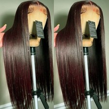 Pre Plucked Natural Hairline Lace Front Wigs Long Silky Straight Hair Party Wig