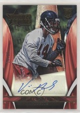 2015 Rookies & Stars Longevity Jersey Number Logo 10/25 Vic Beasley Jr Auto 02rn