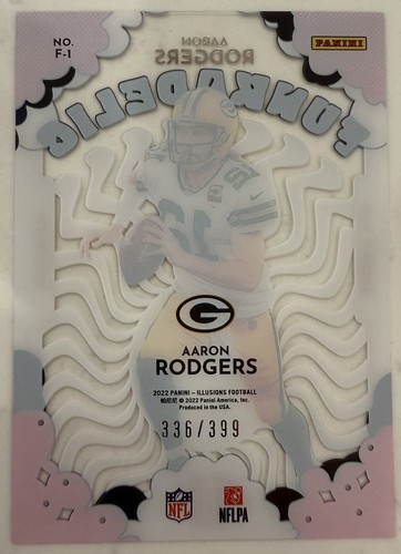 2022 Panini Illusions - Funkadelic Aaron Rodgers #F-1 Pink /399 - 第 2/2 張圖片