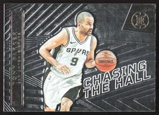 2636F 2021-22 Panini Illusions #14 Tony Parker Chasing the Hall Emerald