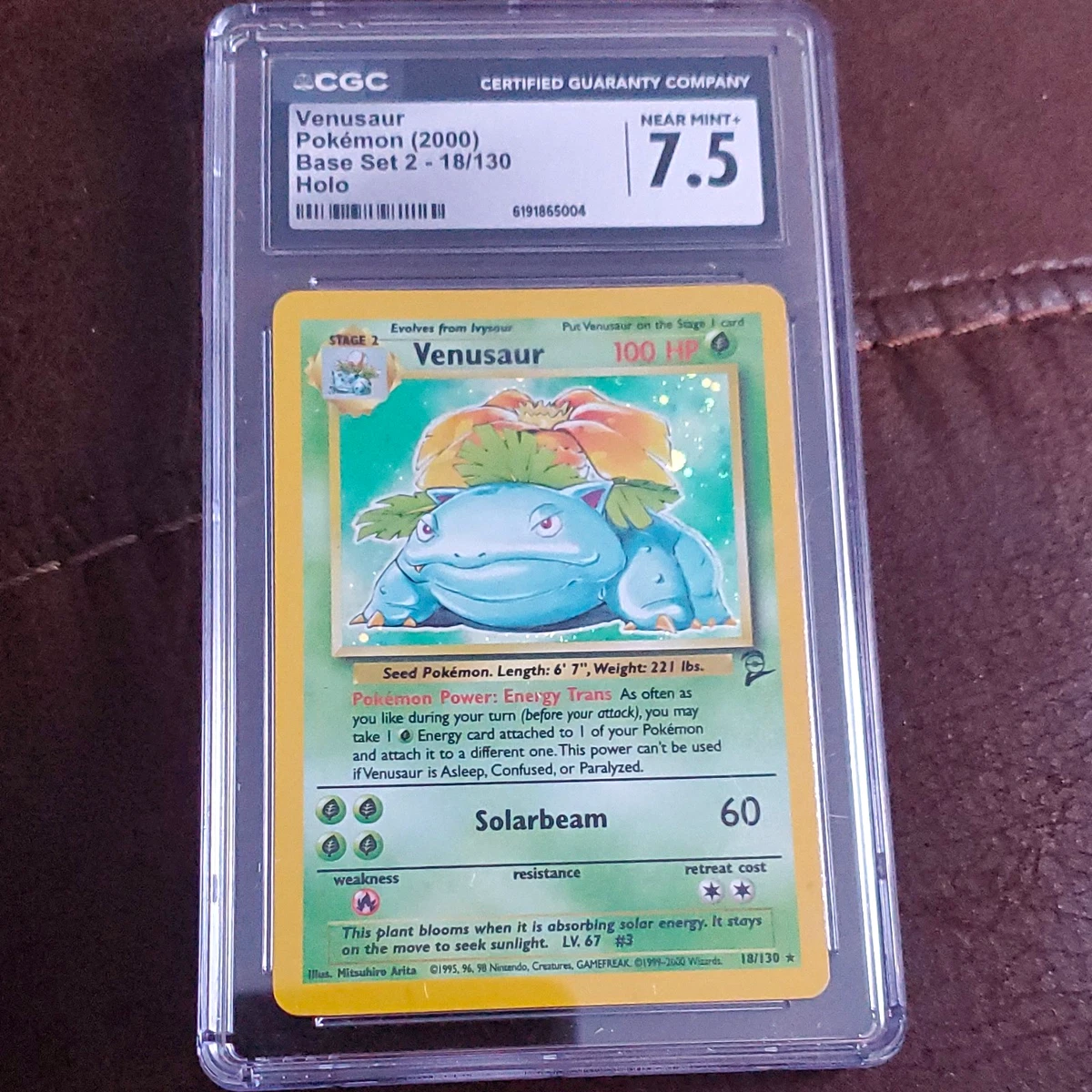 25+ Venusaur Pokémon TCG Holo Rare Base Set 2 Individual