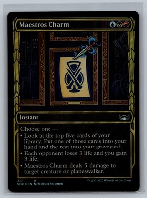 Magic MTG Streets of New Capenna Maestros Charm (Showcase) #317 Foil TCG CCG