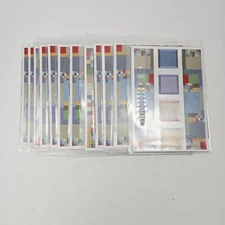 Lot Of 12 Creative Memories 11 Soft Linen 1 Quilt Pack Stickers Photo Mats Paper