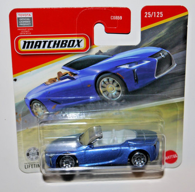 Matchbox MBX 25/125 - 12021 LEXUS LC 500 CABRIO - METALLIC BLAU