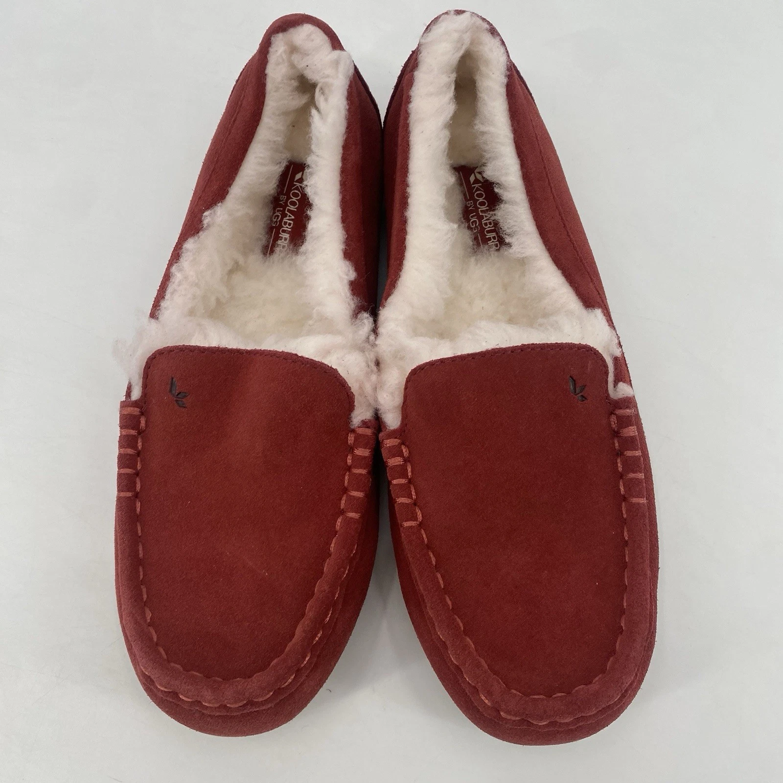Koolaburra by UGG Ciabatta Donna Taglia 7 Lezly Suole Rigide Rosso Sabbia Arancione Bruciato